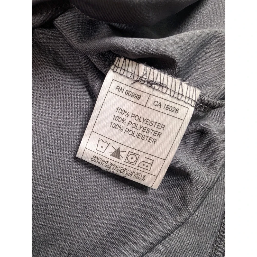 Detroit Lions Antigua Tribute Pullover Mens Large Smoke Grey NFL 1/4‎ Zip NWT